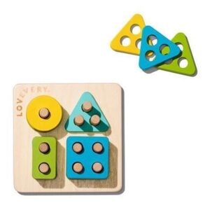 Lovevery Sort and Stack Peg Puzzle